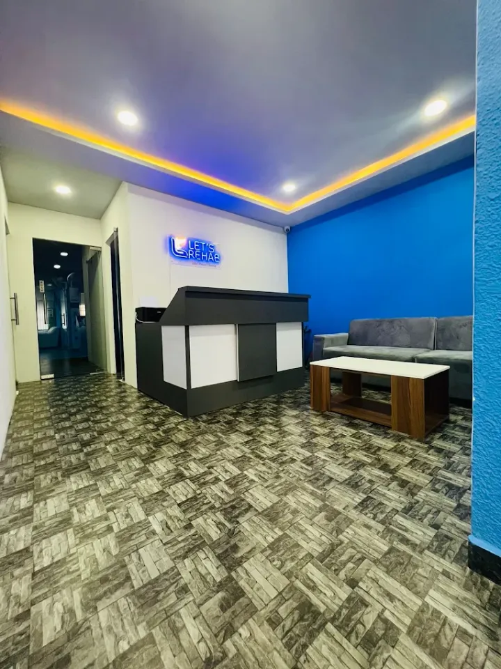 Reception area at the Let's Hear hearing clinic in Koramangala, Bangalore