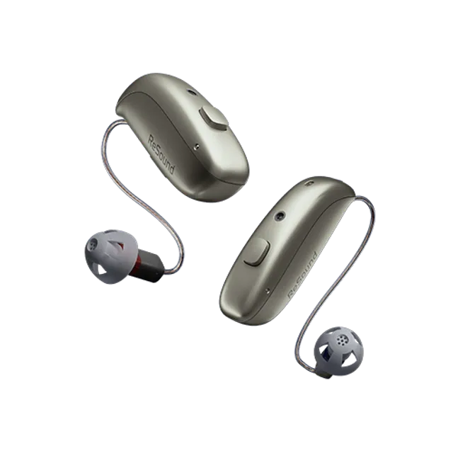 ReSound Savi ITE hearing aid, shown on a white background