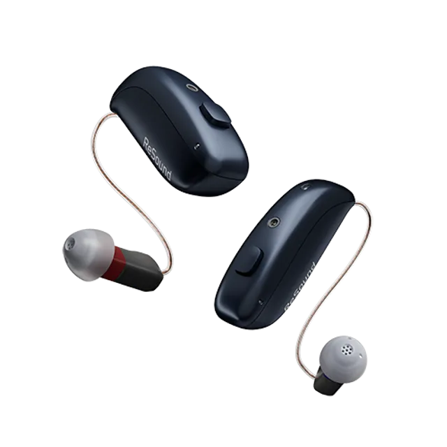 ReSound Vivia RIC hearing aid, shown on a white background