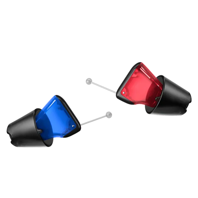 Signia Silk Charge&Go IX CIC hearing aid, shown on a white background