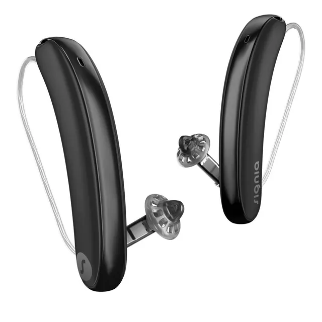 Signia Styletto IX RIC hearing aid, shown on a white background
